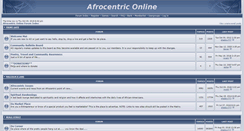 Desktop Screenshot of afrocentriconline.com