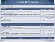 Tablet Screenshot of afrocentriconline.com